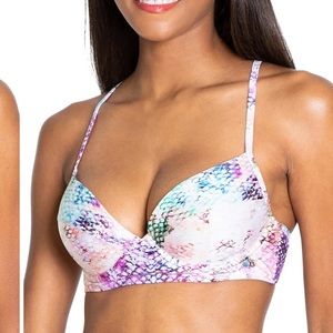 Rachel Roy Swim Luminous Snake Print Bikini